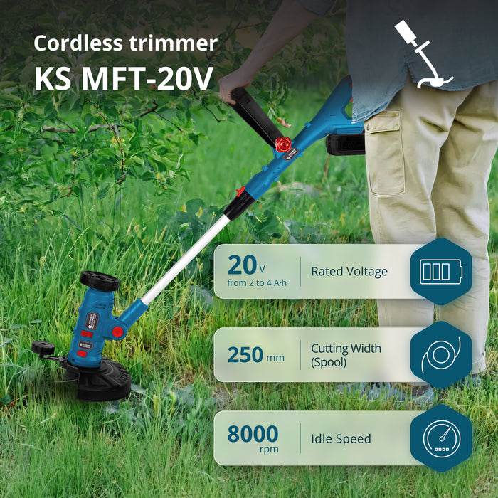 Vezeték nélküli többfunkciós trimmer KS MFT-20V