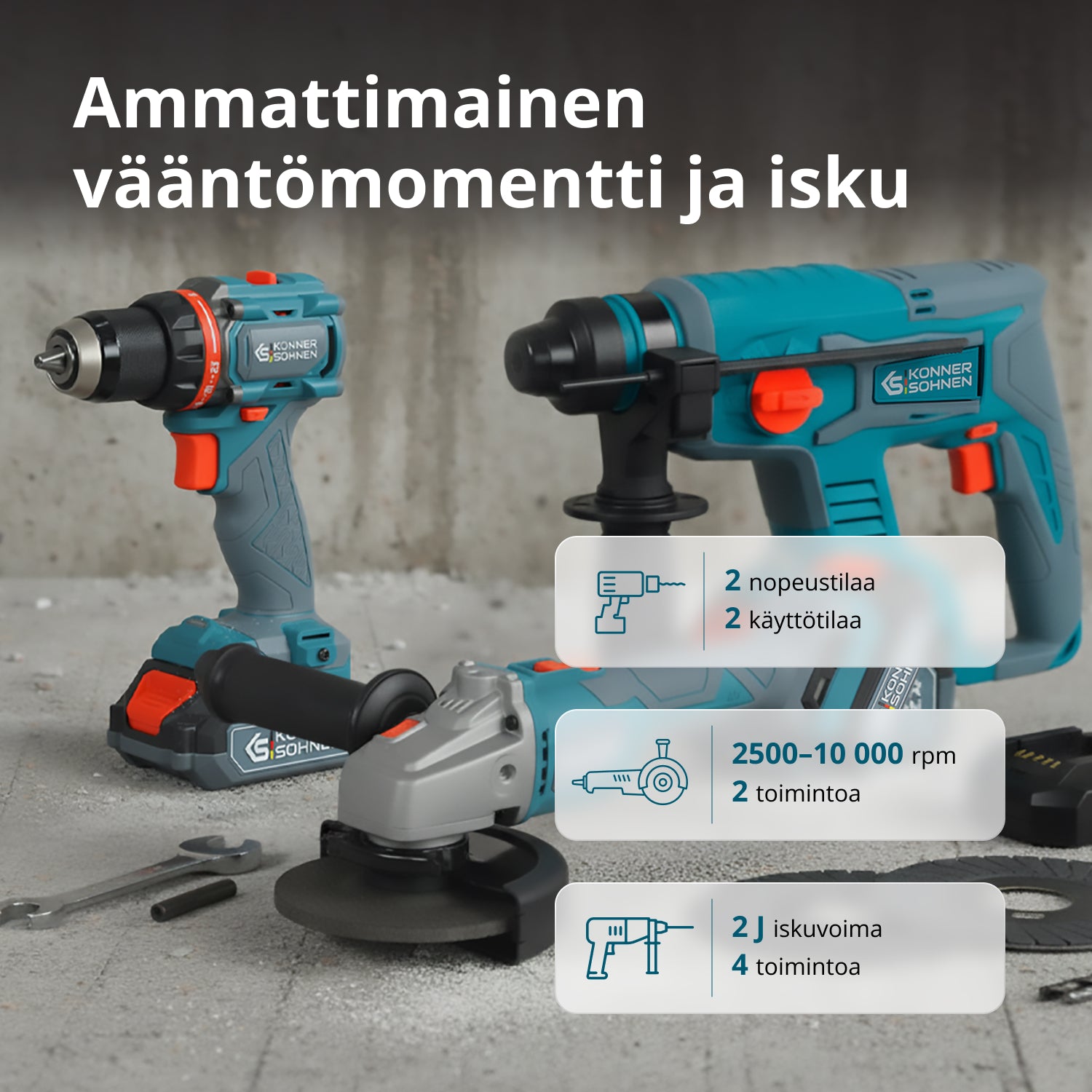 Bežični Master Set 3u1 KS RHAGD 20V SET 3