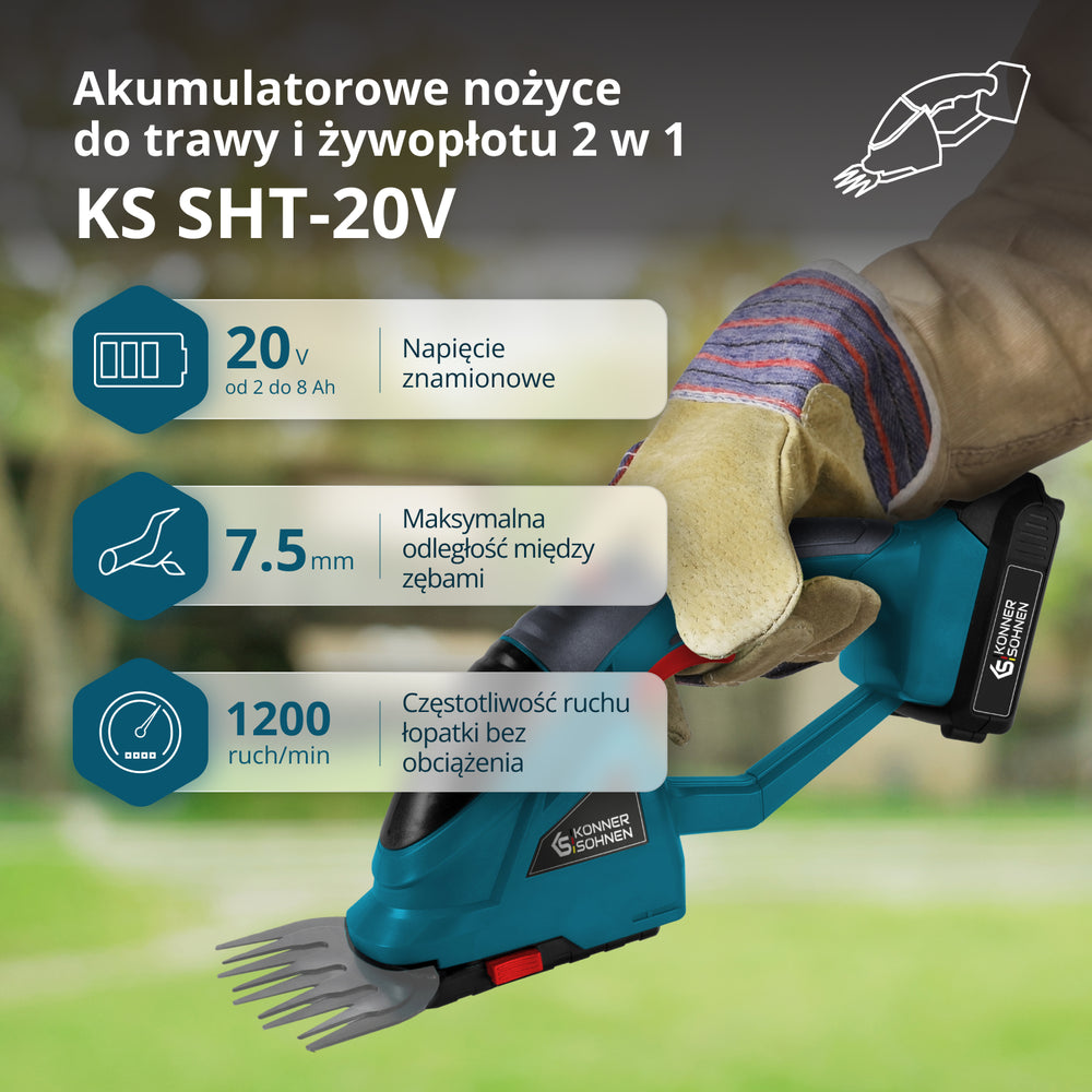 Akcyjny zestaw do pielęgnacji ogrodu KS SHT-BCT-SET