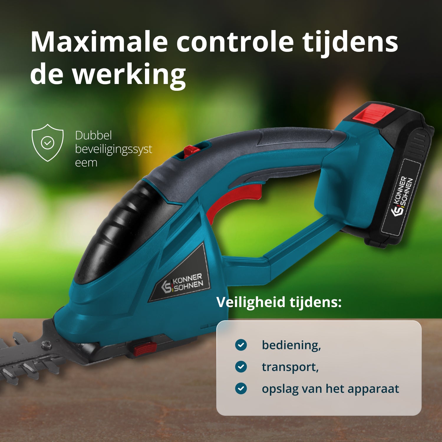 Snoerloze 2 in 1 Gras Schaar en Heggenschaar KS SHT-20V