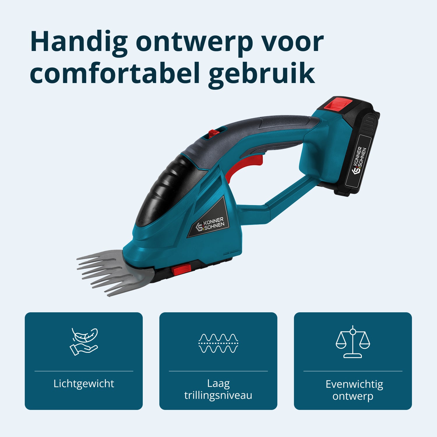 Snoerloze 2 in 1 Gras Schaar en Heggenschaar KS SHT-20V