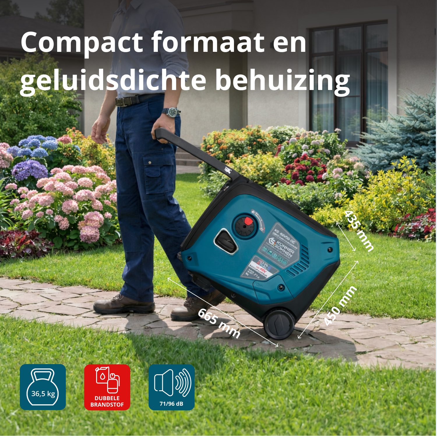 KS 48VGS-DC Gelijkstroomgenerator, versie 50–55V