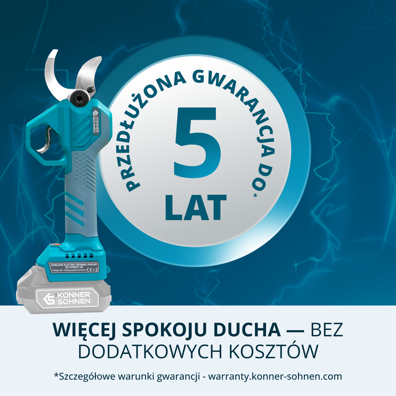 Sekator akumulatorowy KS CPS20V-40 Case