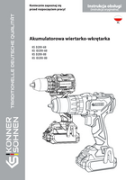 Akumulatorowa wiertarko-wkrętarka KS D20V-60_80, KS ID20V-60_80