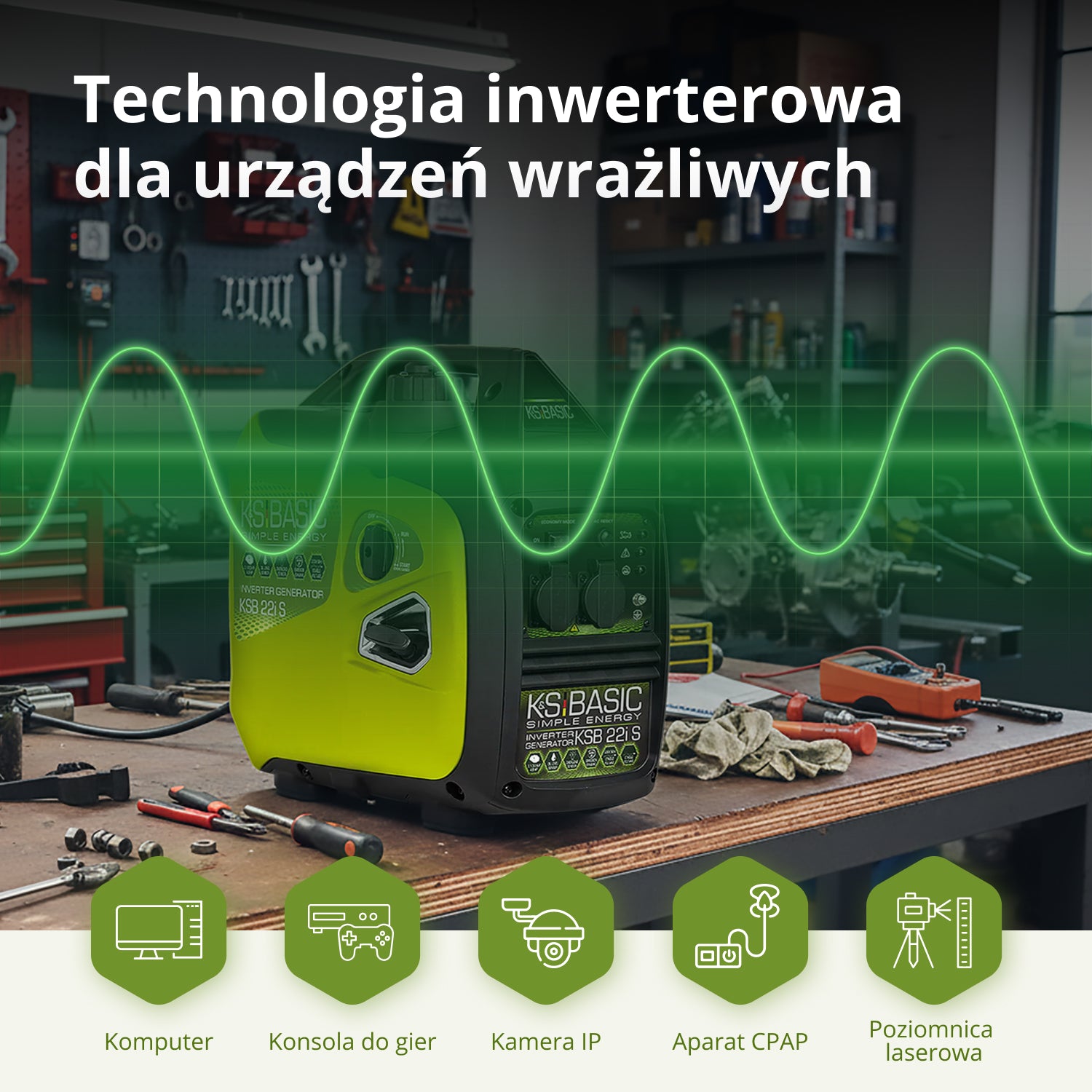 Agregat inwerterowy KSB 22i S