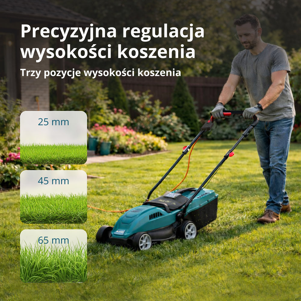 Elektryczna kosiarka do trawy KS 32LM12-BL