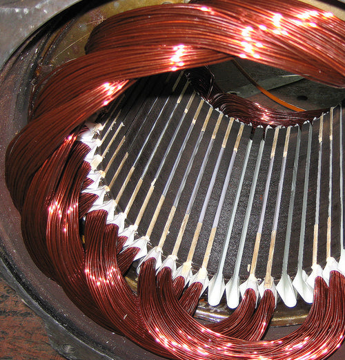 Alternatore con avvolgimento in rame al 100%