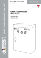 Automaattinen siirtokytkin KS ATS 4/100HD, KS ATS 4/160HD