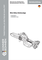 Mini Akku-Kettensäge MCS20V-8, KS MCS20V-8 Case