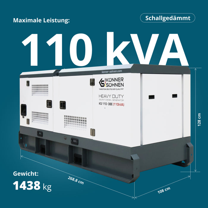 Diesel-Drehstrom-Elektrostation KS 110-3BE 