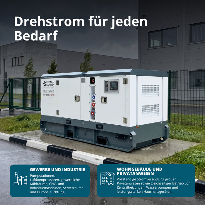 Diesel-Drehstrom-Elektrostation KS 110-3BE 