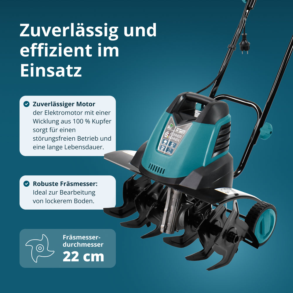 Elektro-Bodenhacke KS 1500T E