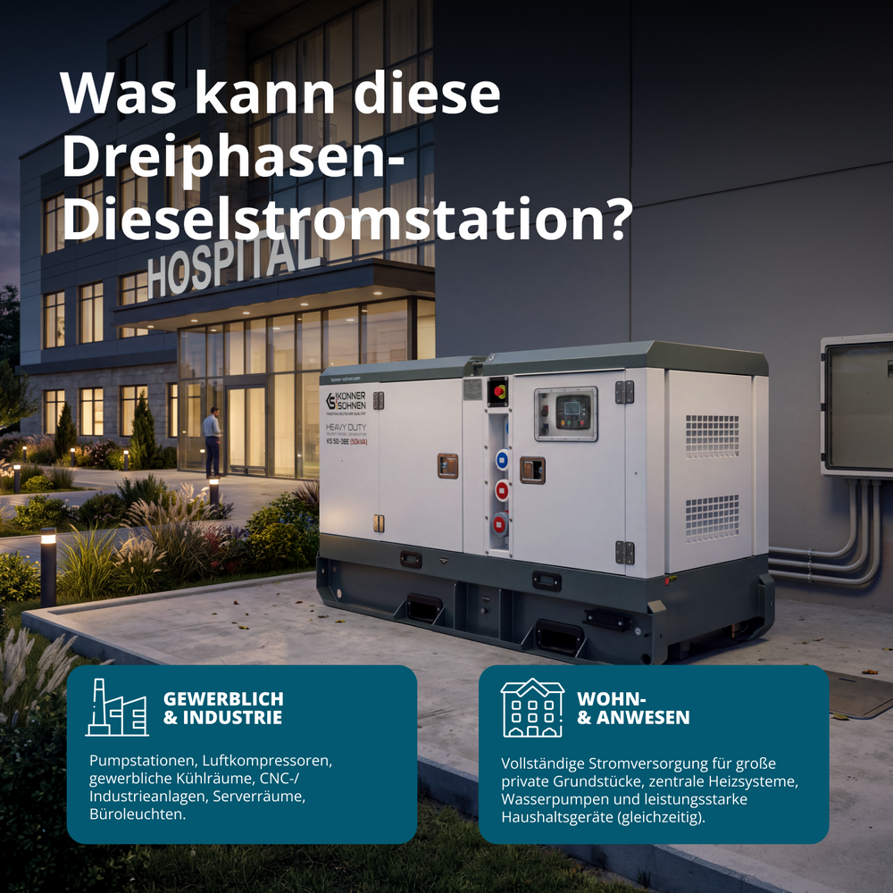 Diesel-Drehstromgenerator KS 50-3BE