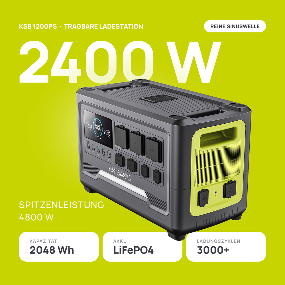 Tragbare Powerstation KSB 2400PS