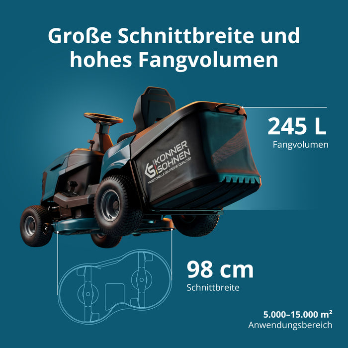 Benzin-Rasentraktor KS 98TMG-H
