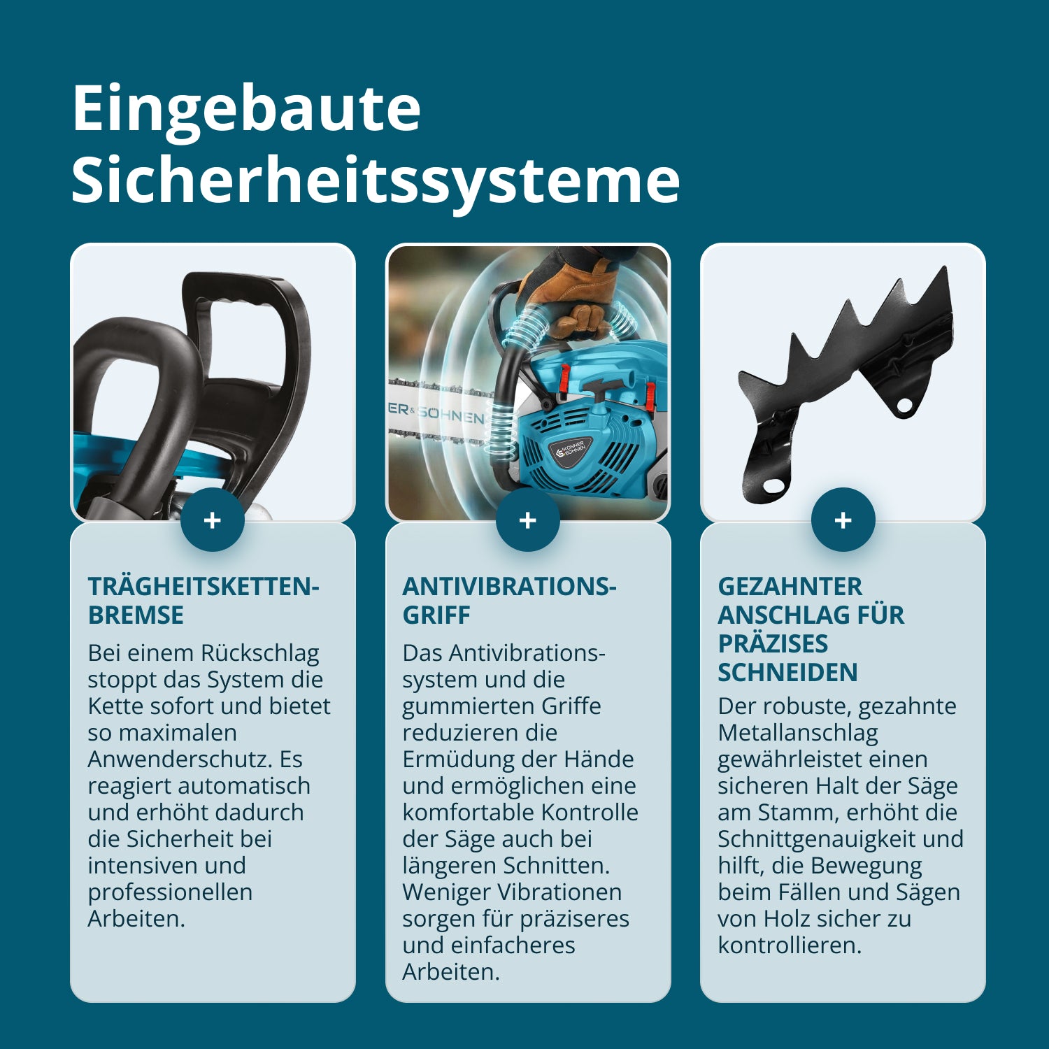 Benzin-Kettensäge KS CS40G-20