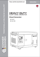 Dieselové generátory KS 16-1/3E, KS 16-1E