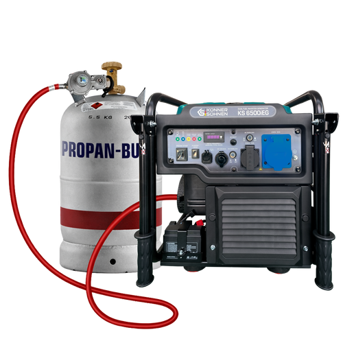 Kaksipolttoaineinen invertterigeneraattori KS 6500iEG