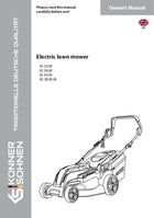 Electric lawn mower KS 32LM, KS 38LM, KS 42LM, KS 38LM-BL