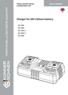 Nabíječka pro 20V lithiumovou baterii KS C24A, KS C45A, KS C35A-2, KS C45A-2, KS C90A