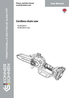 Johdoton moottorisaha KS MCS20V-8, KS MCS20V-8 Kotelo
