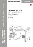Dieselgeneratorer KS 16-1/3E, KS 16-1E