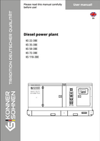 Dieselová elektrárna KS 22-3BE, KS 35-3BE, KS 50-3BE, KS 72-3BE, KS 110-3BE