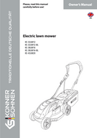 Elektrische grasmaaier KS 32LM12-BL, KS 38LM16-BL, KS 43LM20