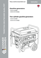 Geradores a gasolina K&S 2022 GERADORES A GASOLINA DE DOIS CILINDROS