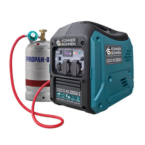 LPG/Bensiini-invertterigeneraattori KS 3000iG S