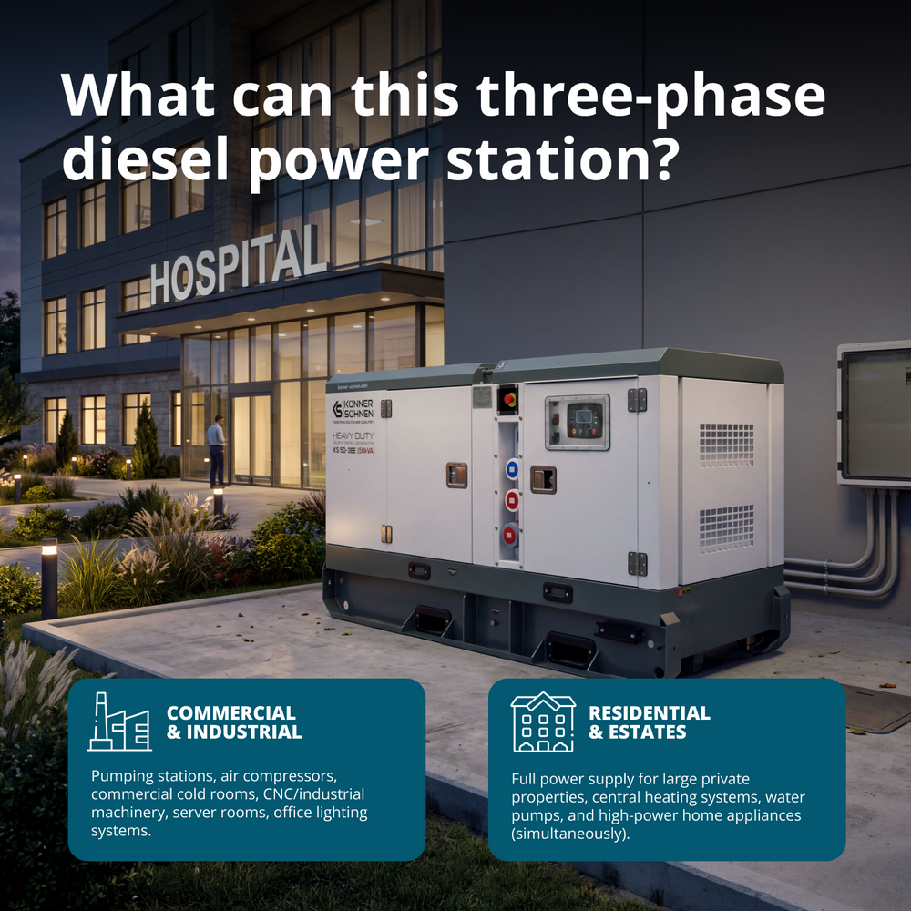 Three-Phase Diesel Power Station KS 50-3BE