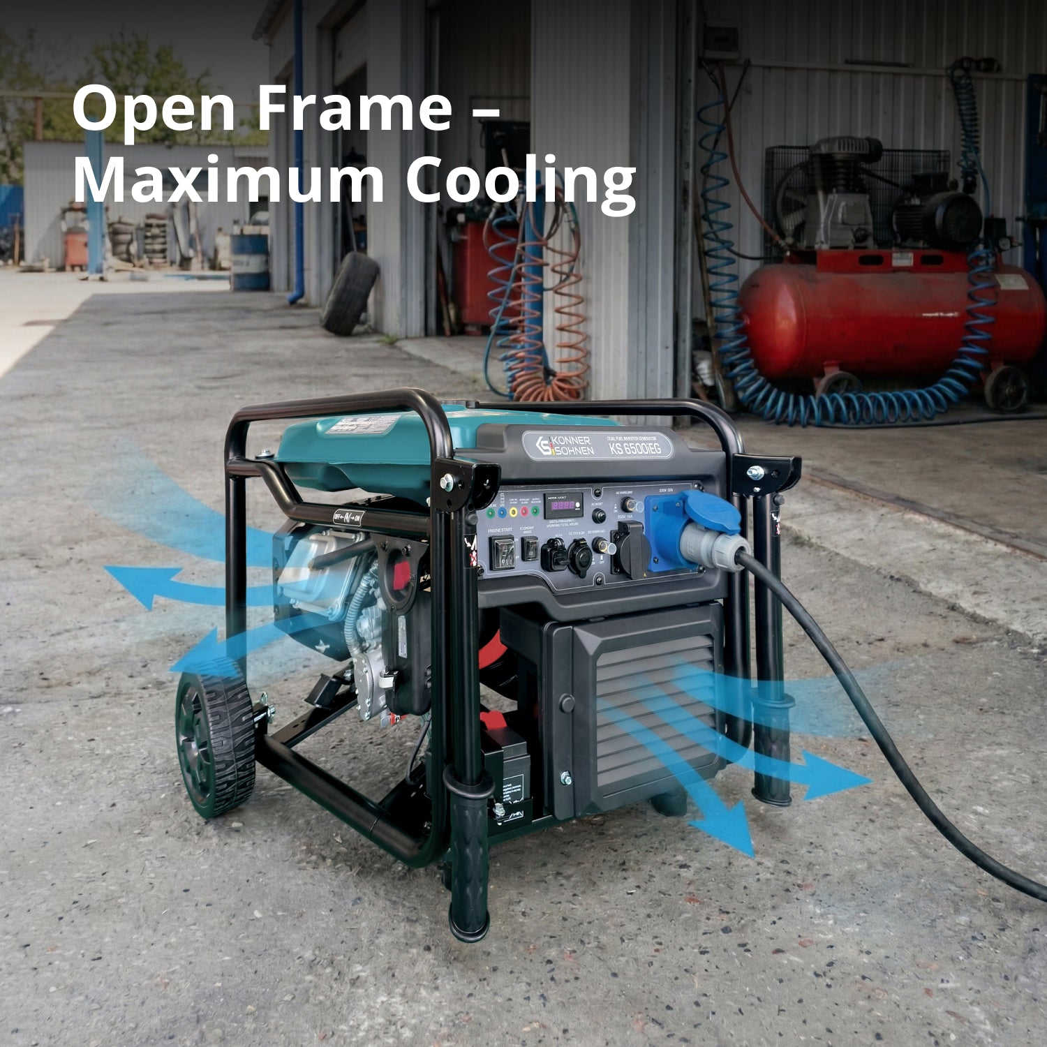 Dual Fuel Inverter Generator KS 6500iEG