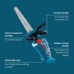 Cordless Mini Chainsaw KS MCS20V-12 thumbnail