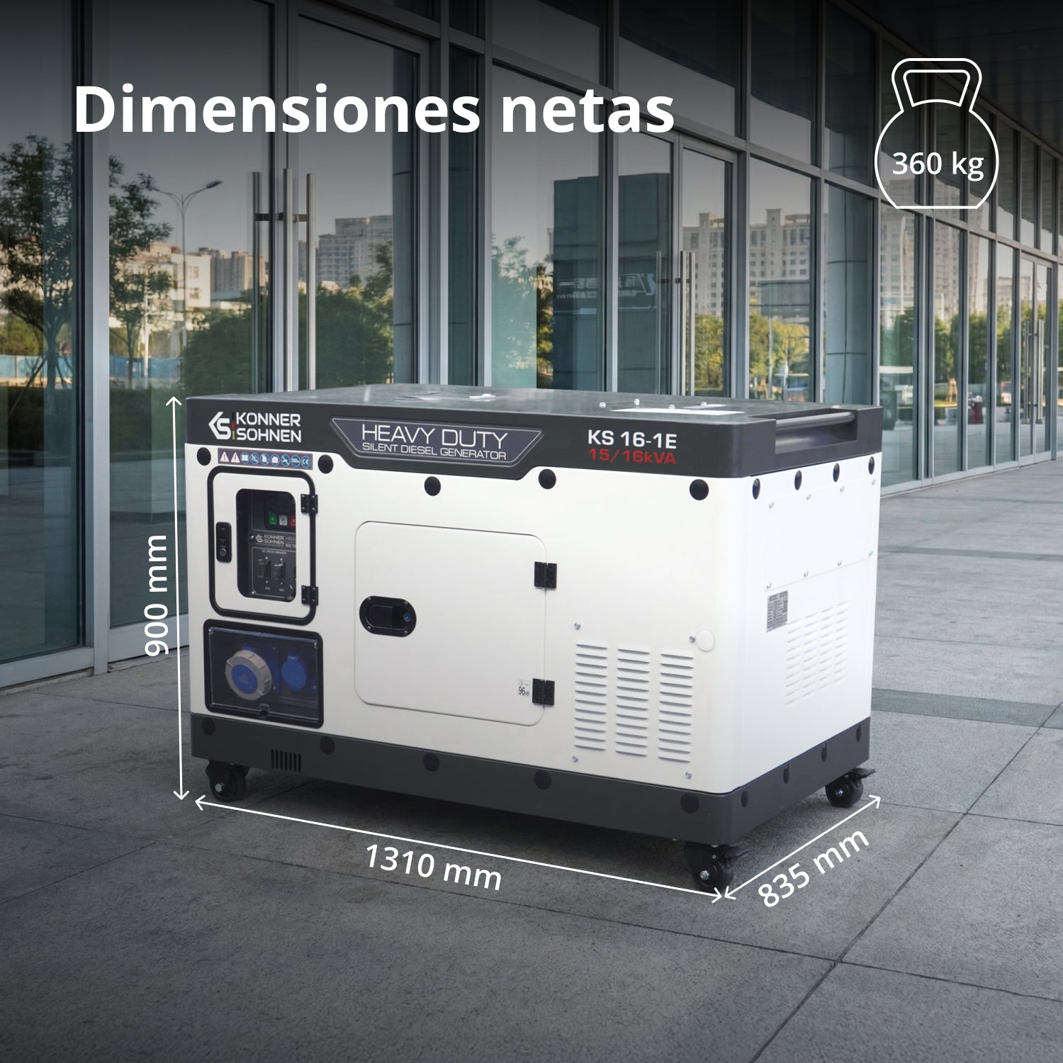 Generador diésel KS 16-1E