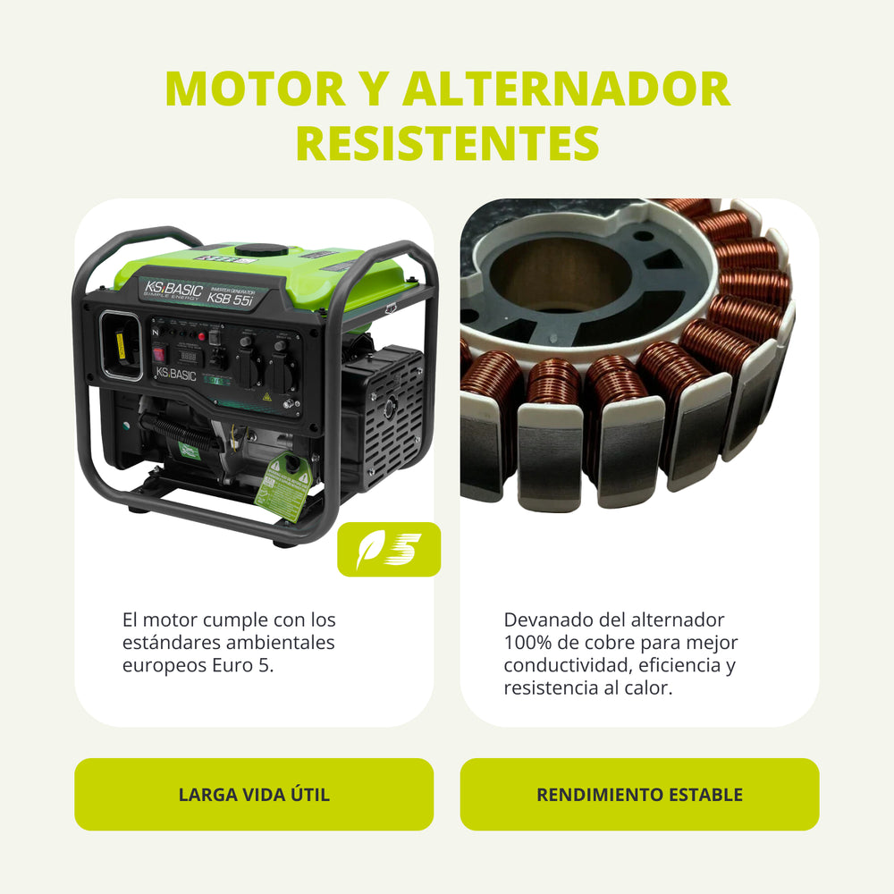 Generador inverter KSB 55i 