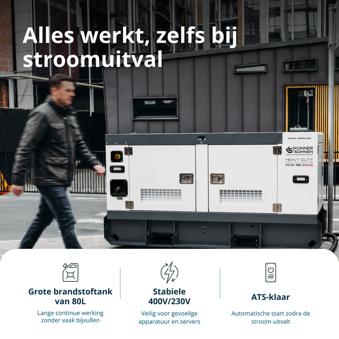 Kolmivaiheinen dieselvoimala KS 22-3BE