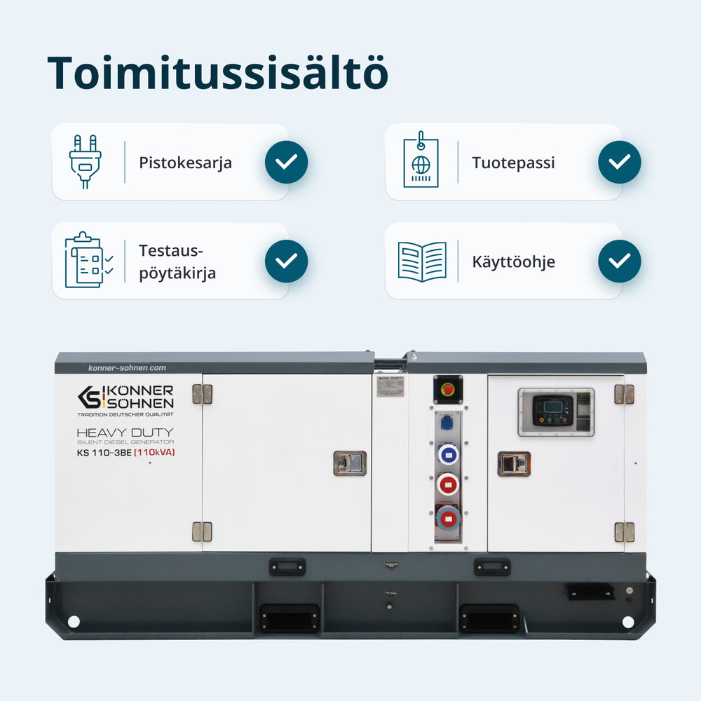 Třífázová dieselová elektrárna KS 110-3BE