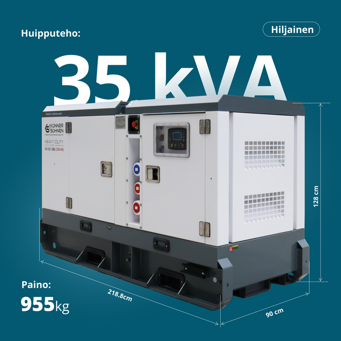 Kolmivaiheinen dieselvoimala KS 35-3BE