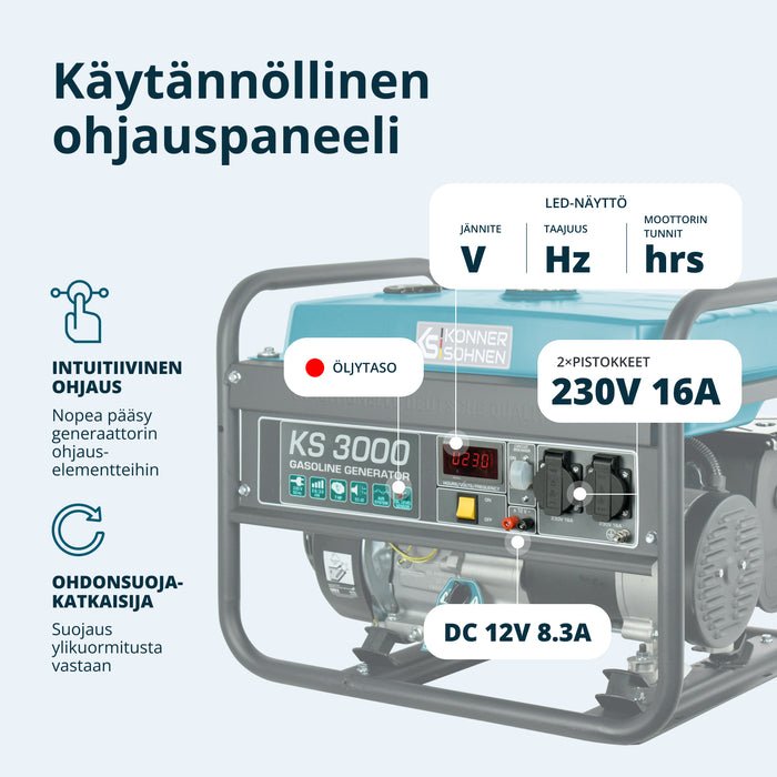 Бензинов генератор „Könner & Söhnen“ KS 3000