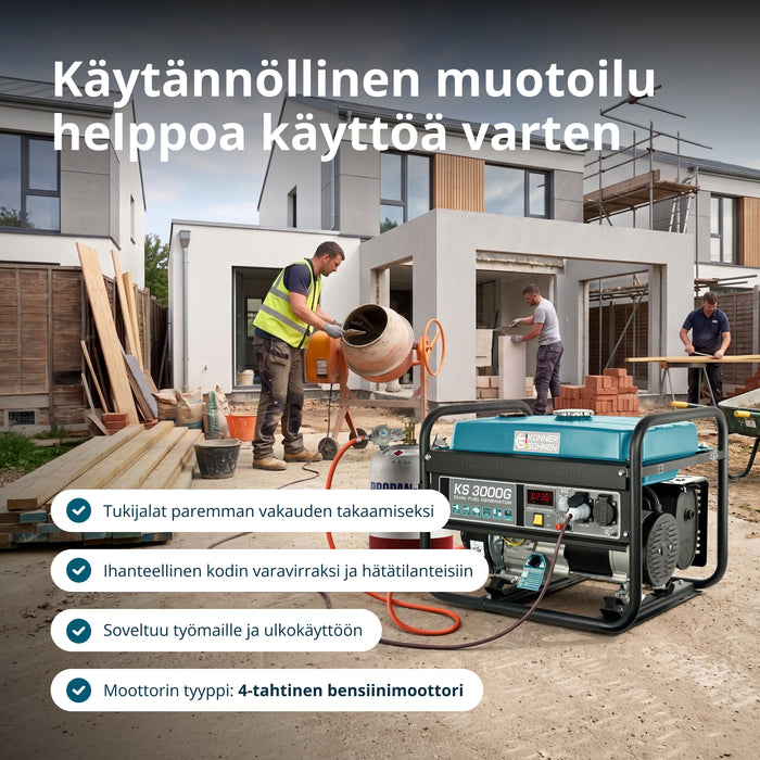 LPG/Benzinski generator „Könner & Söhnen“ KS 3000G