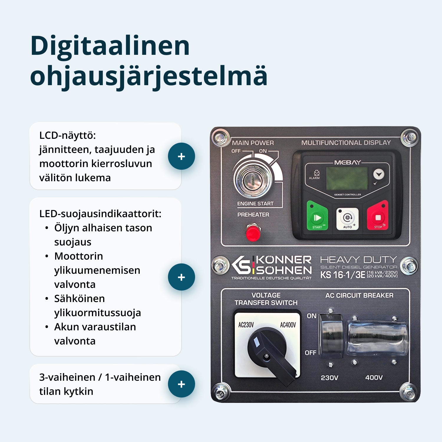 Dieselový generátor KS 16-1/3E
