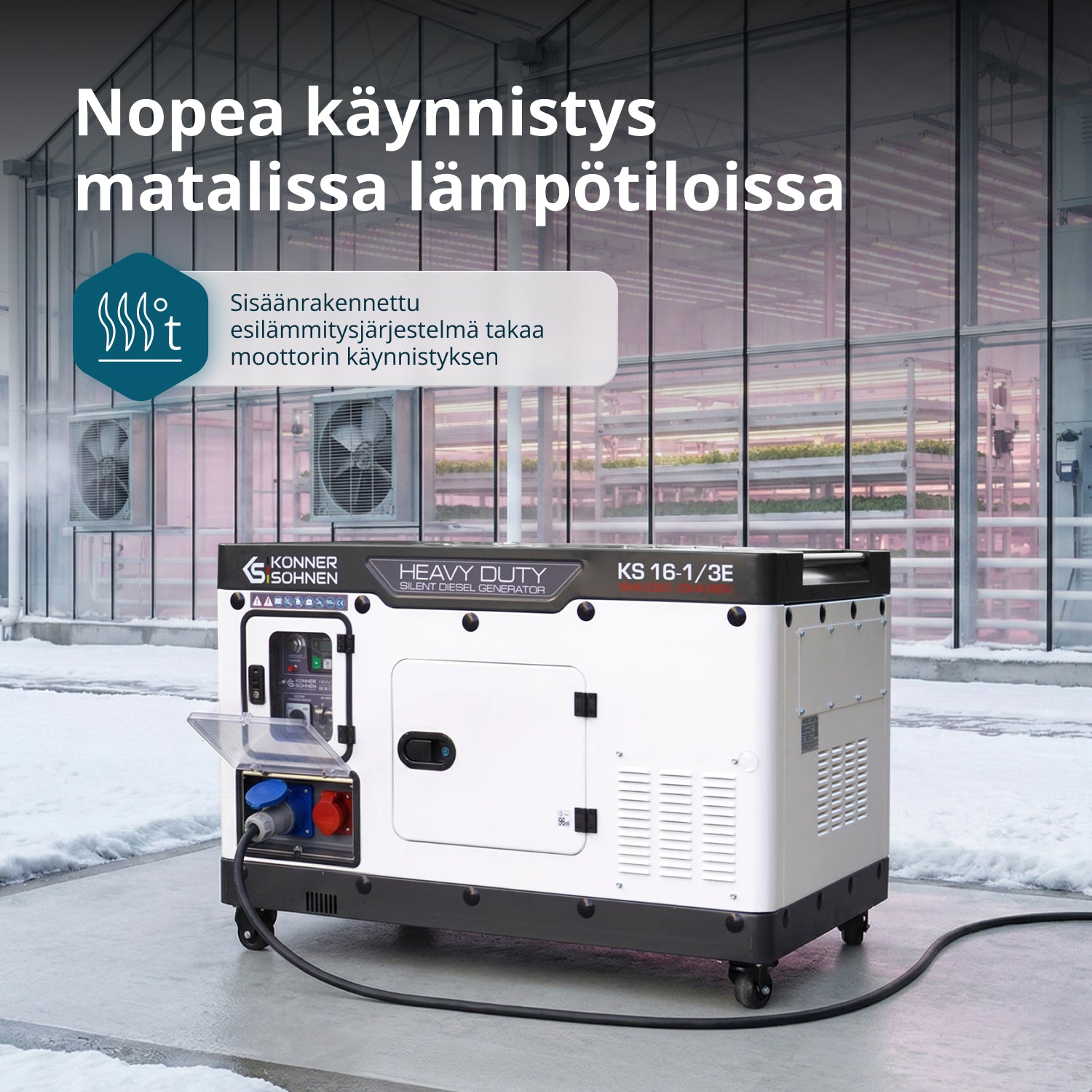 Dieselový generátor KS 16-1/3E