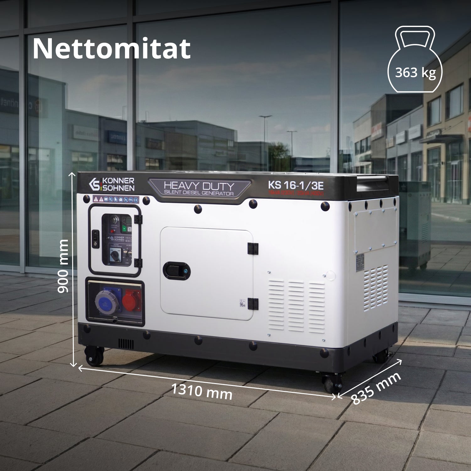 Dieselový generátor KS 16-1/3E