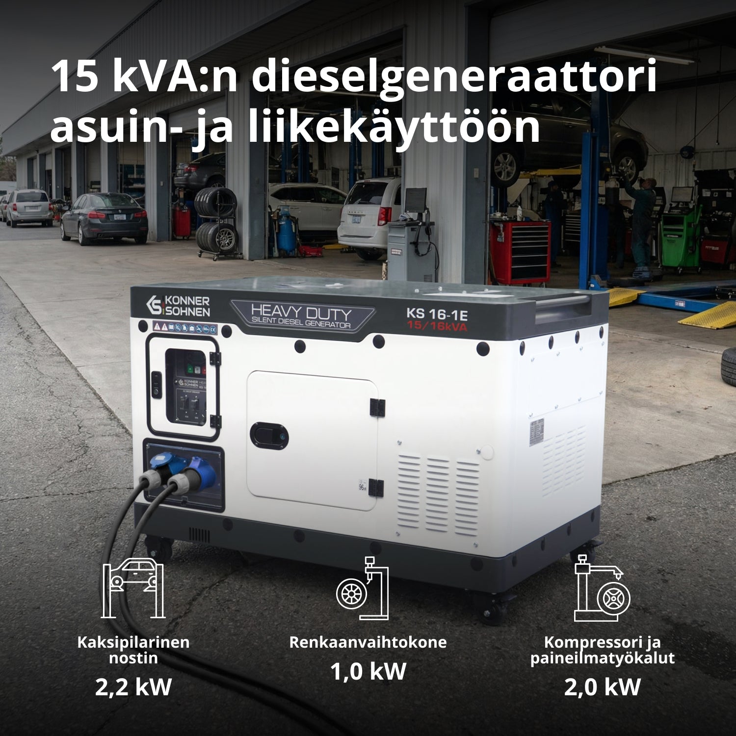 Dieselový generátor KS 16-1E