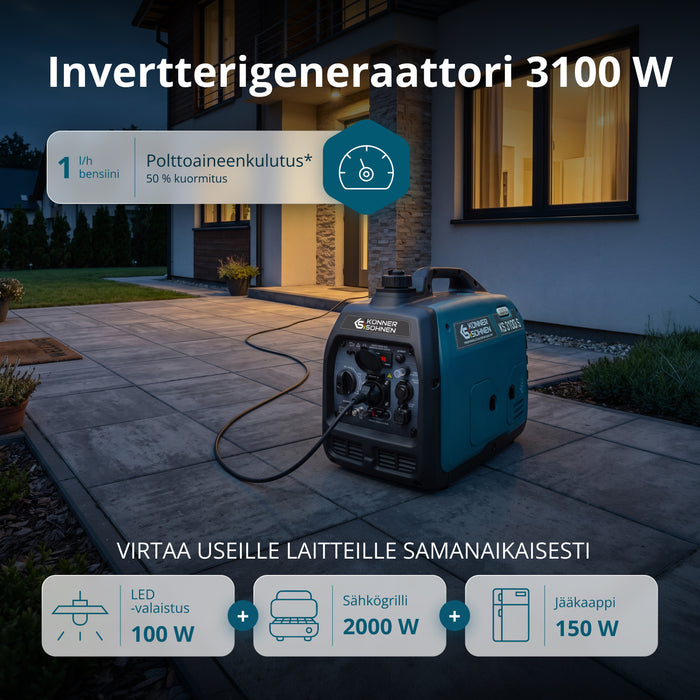 Invertorový generátor KS 3100i S