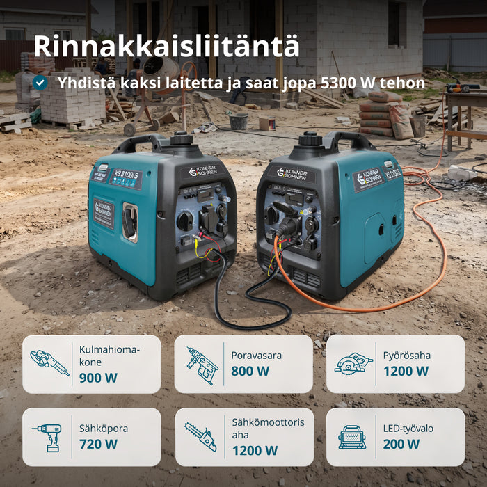 Invertorový generátor KS 3100i S