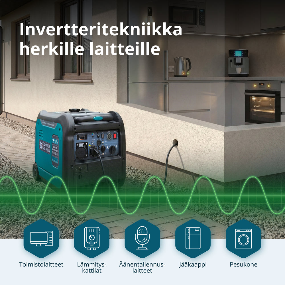 Invertorový generátor LPG/benzín KS 5500iEG S