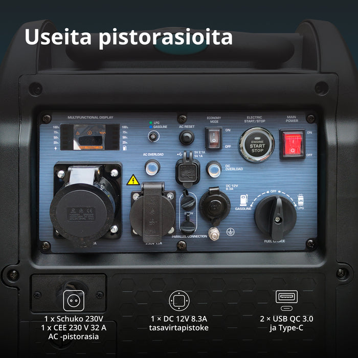 Invertorový generátor LPG/benzín KS 5500iEG S