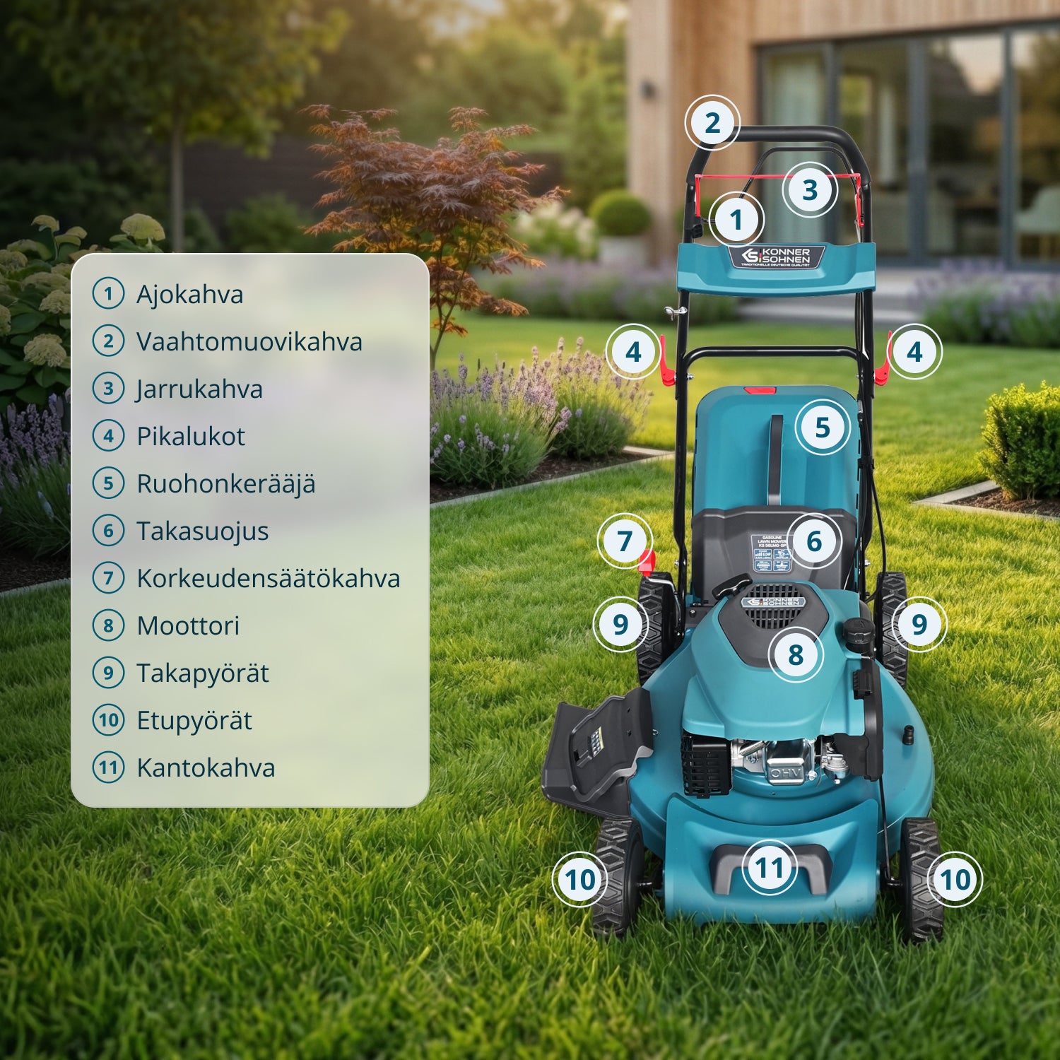 Corta-relva a Gasolina KS 46LMG-SP