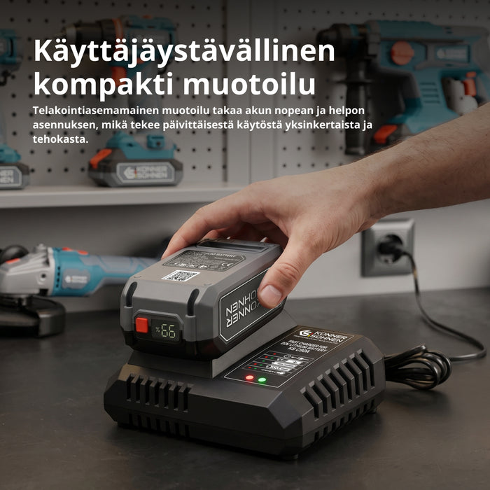 Rychlá nabíječka pro 20V lithiumovou baterii KS C90A